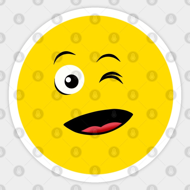 Emoji - cute face Sticker by Aurealis